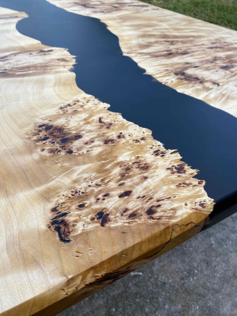 Mappa Burl River Dining Table